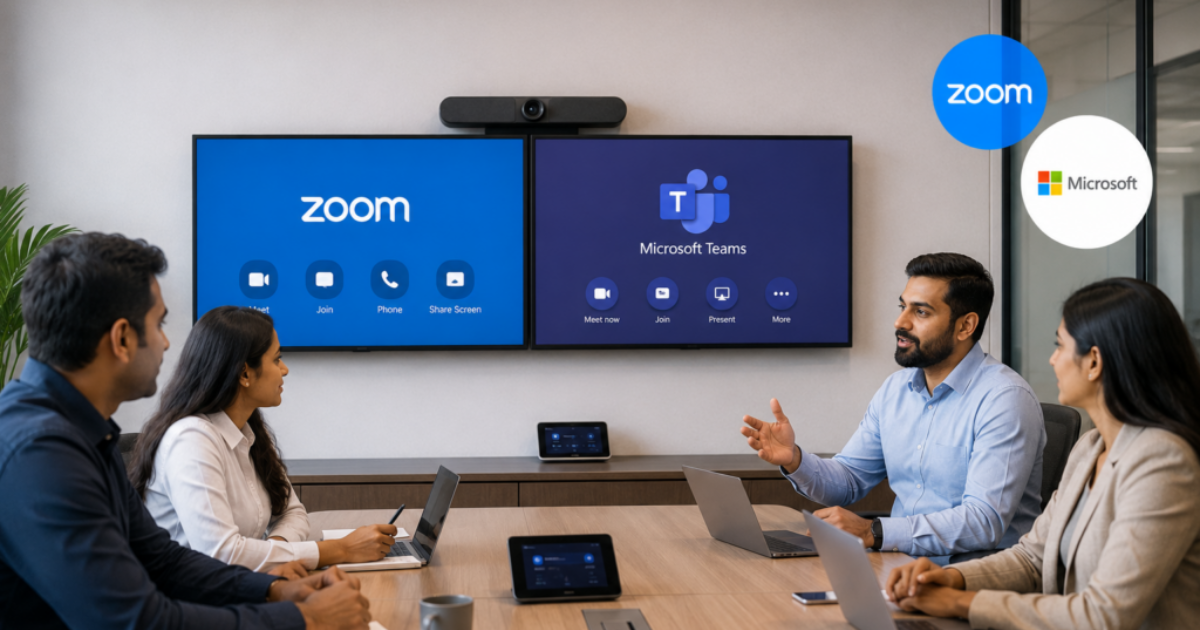 Zoom Rooms Vs Microsoft Teams Rooms Compared