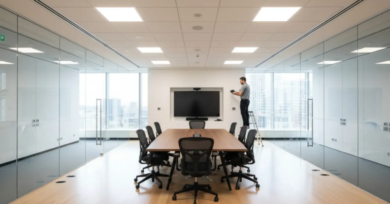 AV installation checklist for new office spaces